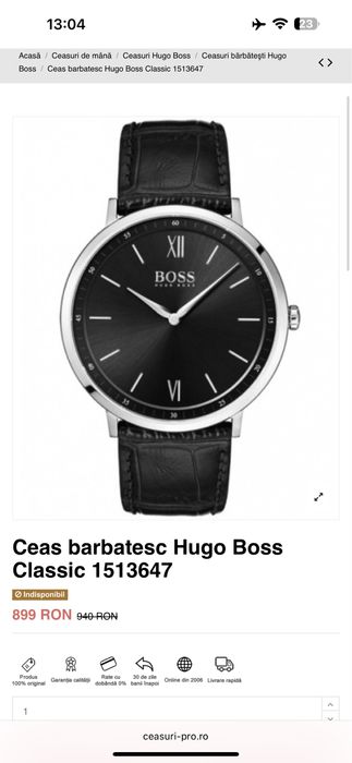 Vand ceas Hugo Boss