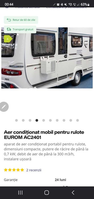 Aer condiționat Rulotă