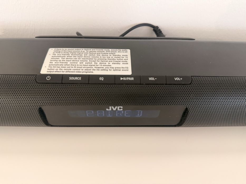 SoundBar JVC functional