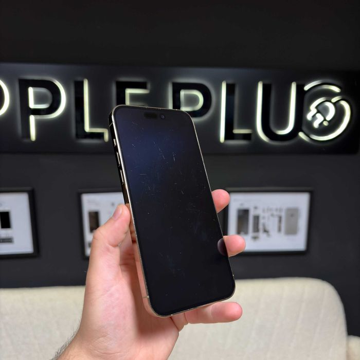 iPhone 14 Pro Max 128Gb Gold Excelent Baterie 100% + 24 Luni Garanție/ Apple Plug