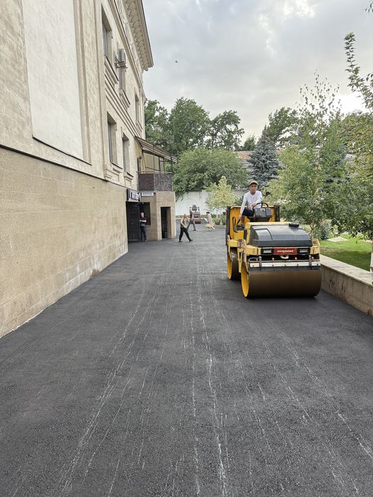 Асфальтирование Асфальт Укладка асфальта