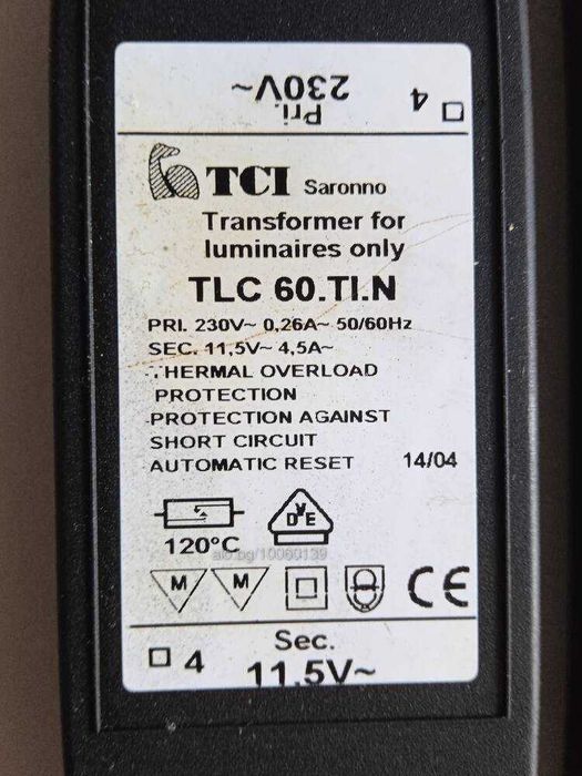 Трансформатор  за захранващ блок TLC 60 TI.N