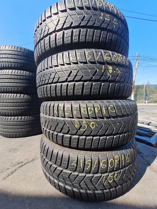 4 anvelope iarna 215/60r16 Pirelli Montaj Gratuit