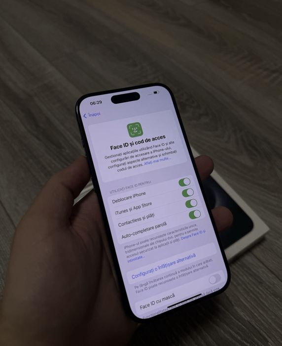 Vand /Schimb iphone 15 pro 256 Gb