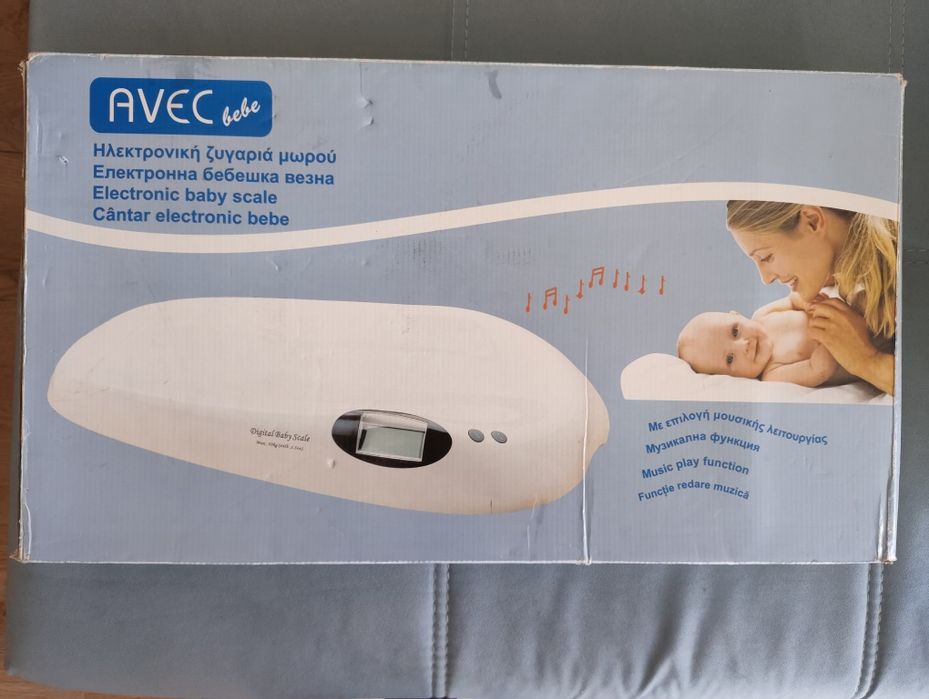 Електронна бебешка везна Avec bebe