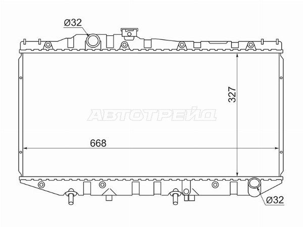 Радиатор Toyota Camry