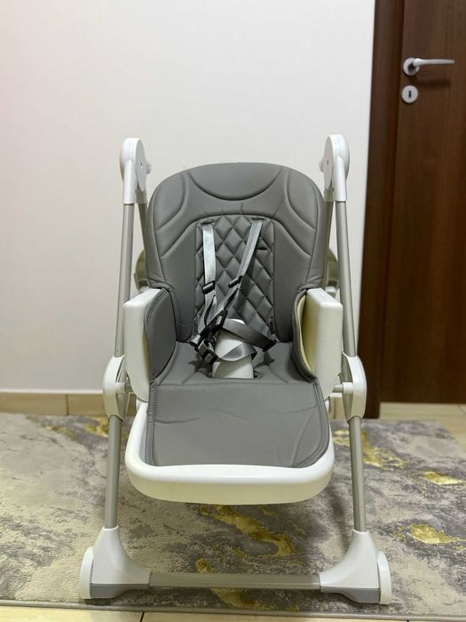 Scaun de masă Krausman Stone Plus Grey – reglabil, stare foarte bună