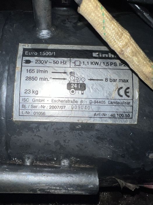 Vand compresor Einhell 24l