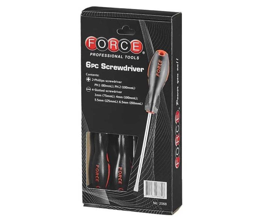 Отвертки к-т 6бр FORCE