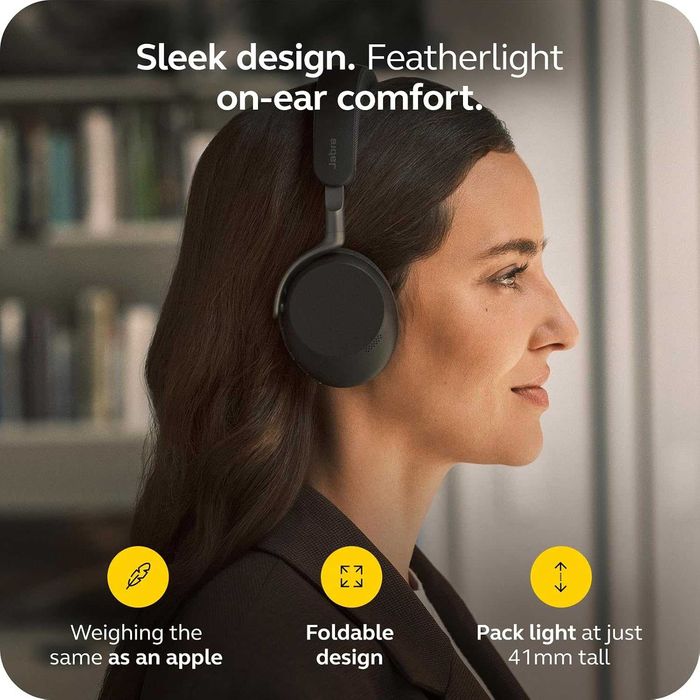 Jabra Evolve3 75 Casti Bluetooth On-Ear Wireless Bluetooth Headset with Microphone Black