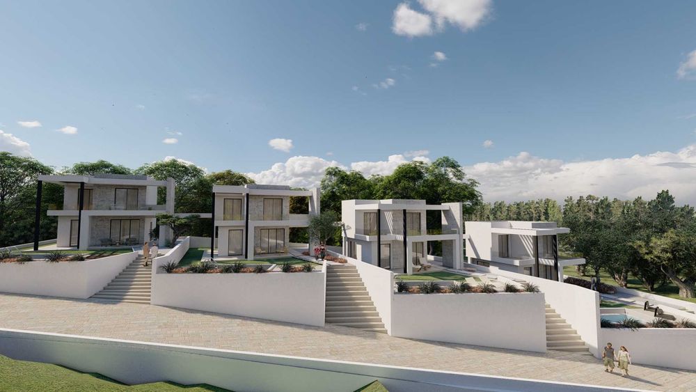 Парцел за къща в Лутра, 8 км. от Перамос, проект и РС- 55000 евро.