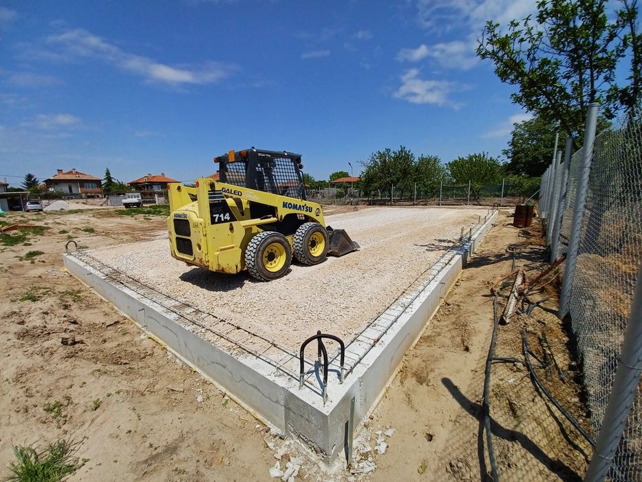 Услуги с бобкат и самосвал