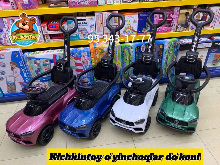 Детский машина Толокар Bolalar mashinasi ruchkali (777) Tolokar