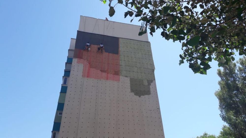 Альпинисты. Высотные работы.