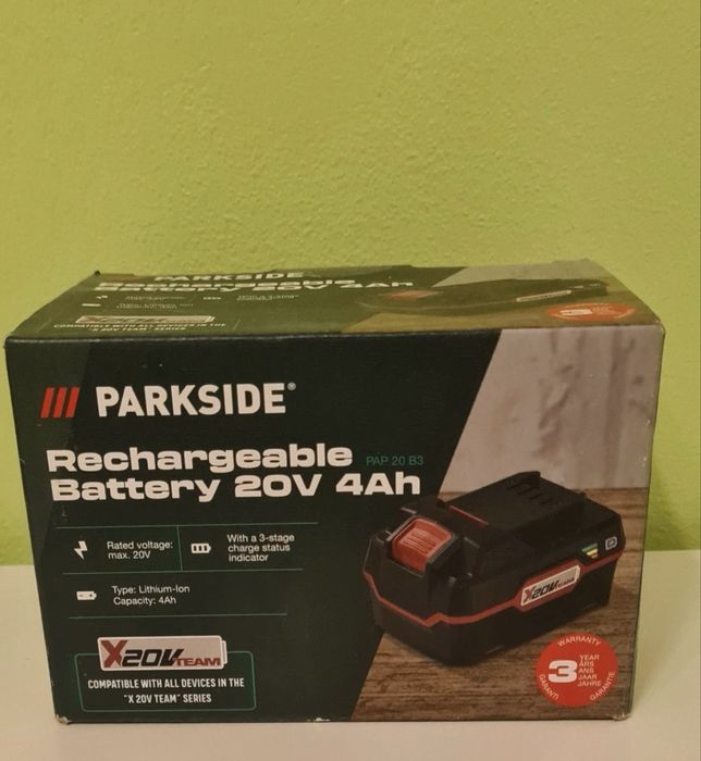 Set 2 baterii parkside noi