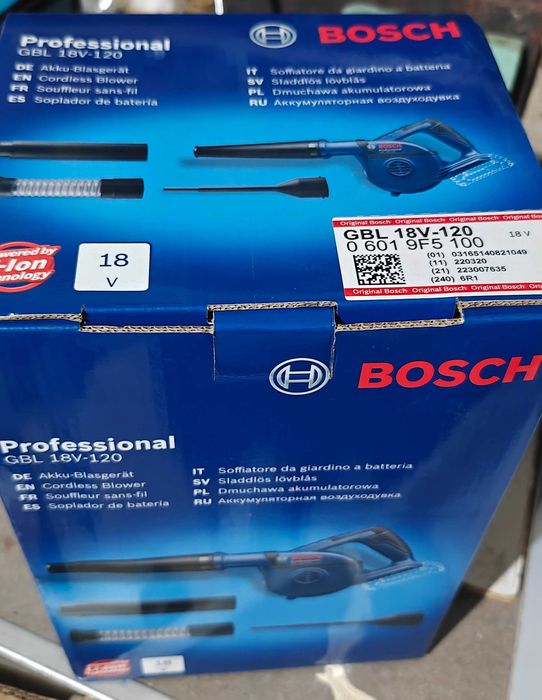 Vand suflanta Bosch Professional GBL 18V-120 – NOUA, SIGILATA