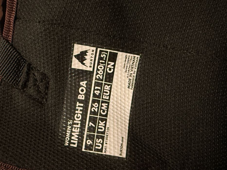 BURTON Сноуборд/Боты/Крепы