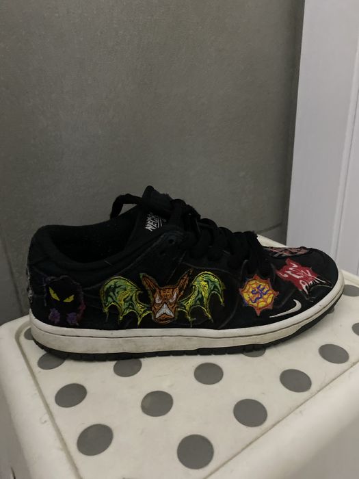 кроссовки Nike x Neckface оригинал (6US размер)