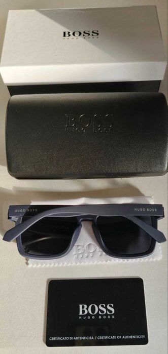 Очки Hugo Boss Lux Матовые Чёрная оправа матовая С Полиризацией