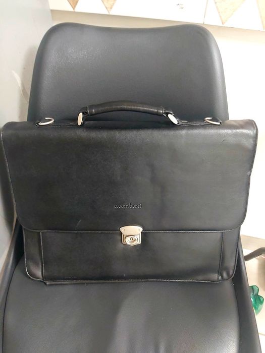 Servieta piele barbati Carlo Comberti