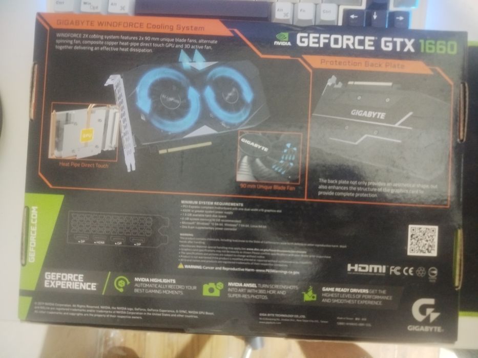 Gigabyte GTX 1660 OC 6GB GDDR5