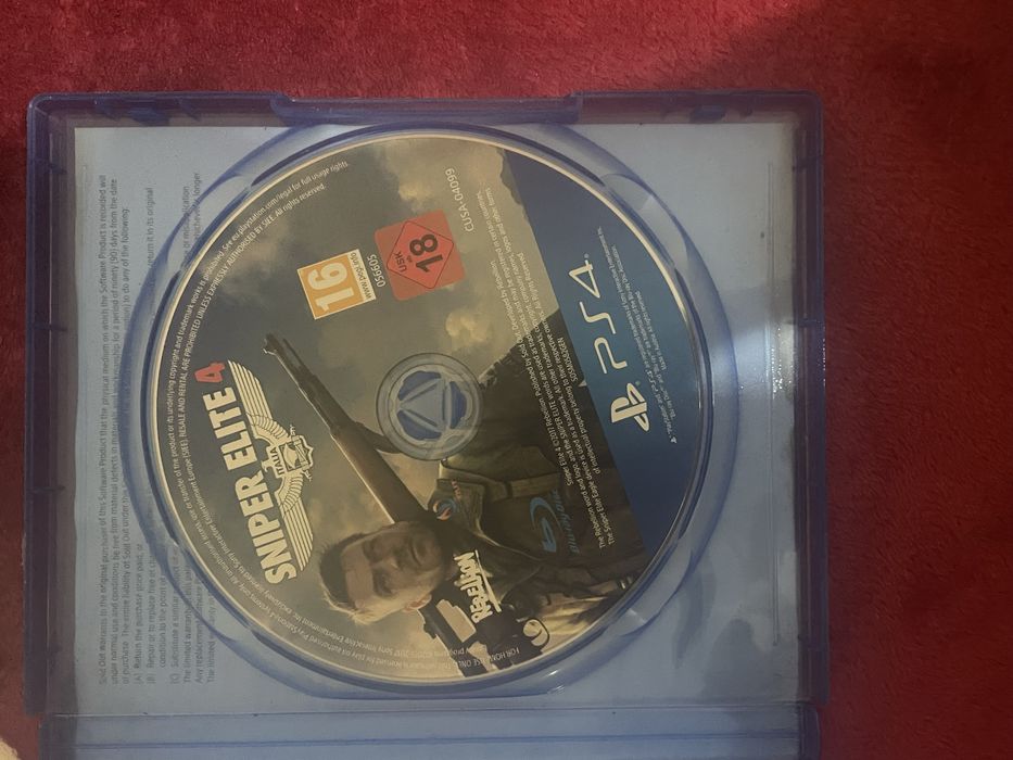 Joc ps4 sniper elite 4