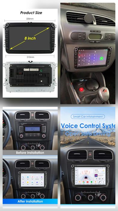 Navigatie Vw Passat,Golf,Tiguan,Jetta,Amarok,Touran,Sharan,Skoda,Seat