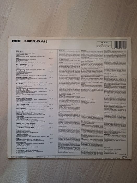 Vinil Elvis Presley