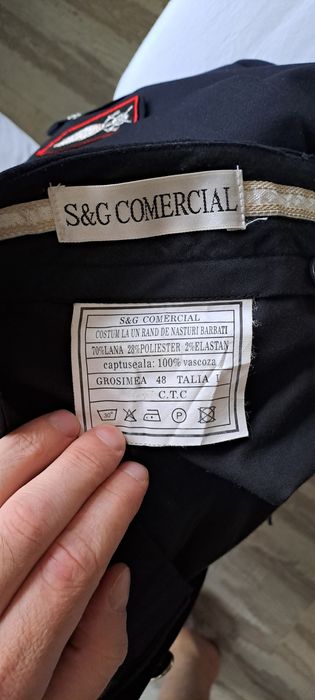 Pantalon lung stofă reprezentanță pompieri