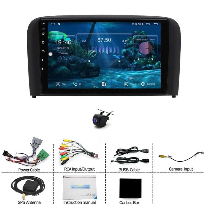 Мултимедия с Android за Volvo S80 навигация плеър Волво S80 двоен дин