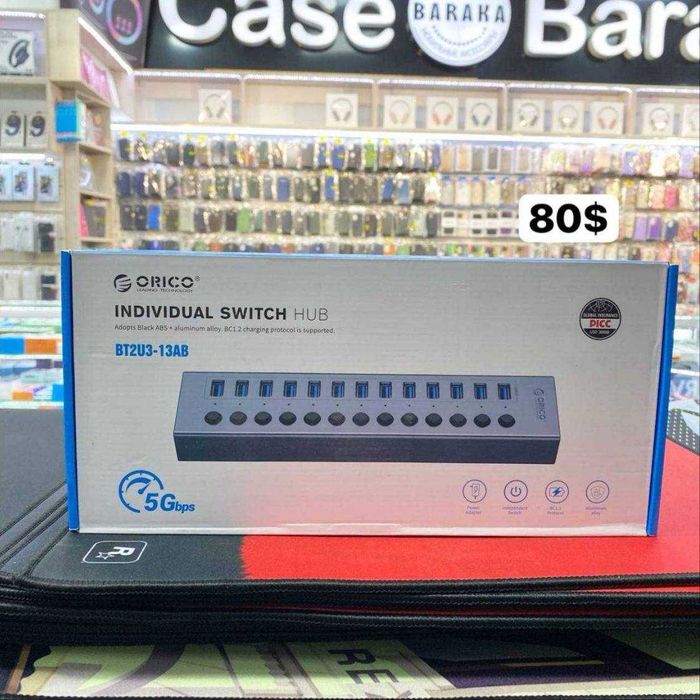 a28electronics - usb hub Orico с дополнительным питанием