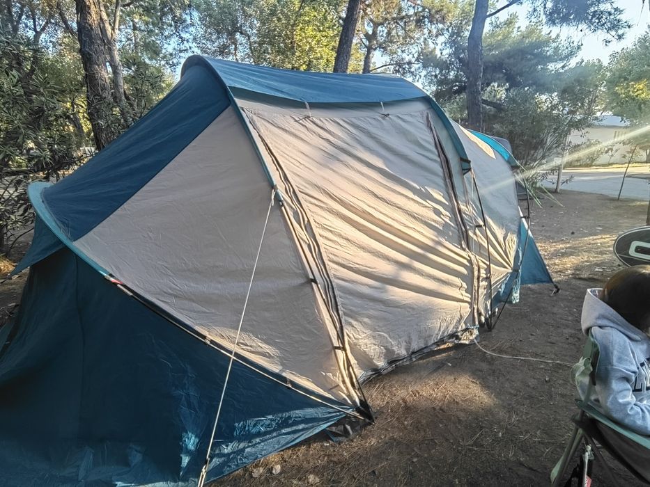 Trimm Eagle  палатка, Quechua arpenaz4.2 четириместна палатка