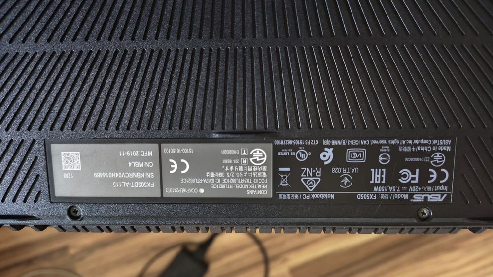 Ноутбук ASUS tuf gaming