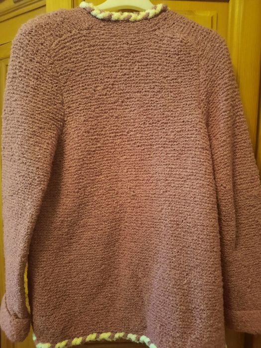 Jacheta călduroasă din material buclat