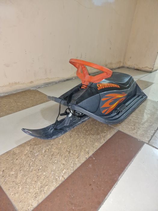 Санки с рулём как квадроцикл