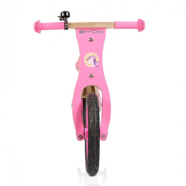 Детско баланс колело BYOX woody pink