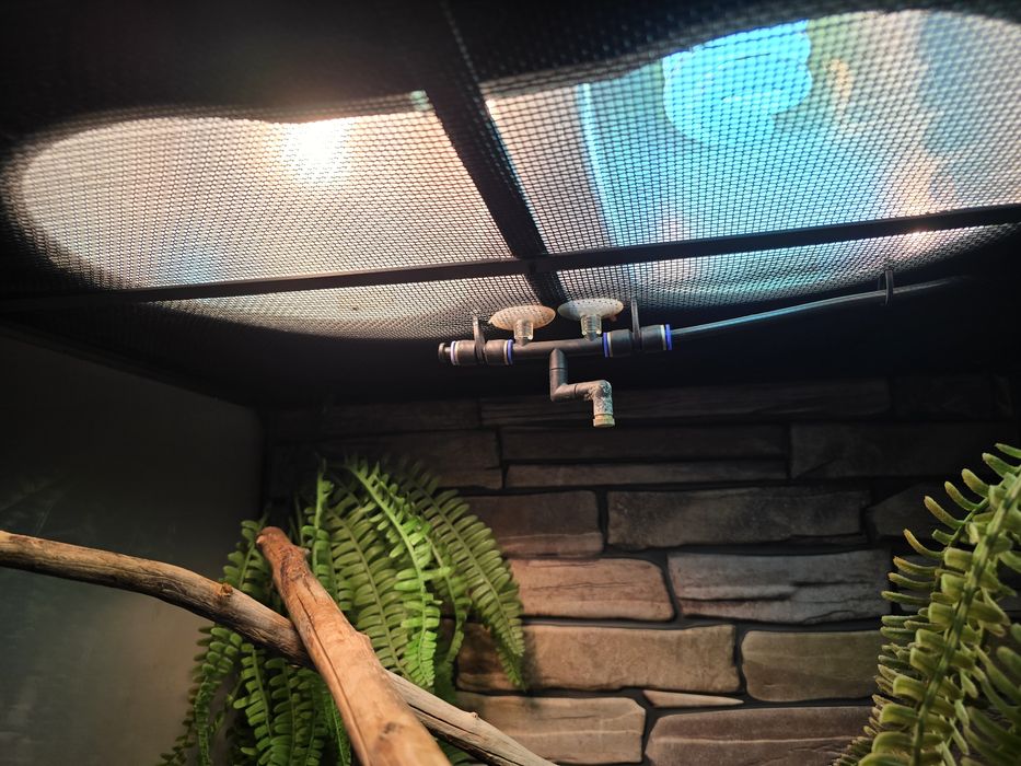 Lampa dubla ZooMed L caldura/UV+sistem de ceață/umificator ReptiPlanet