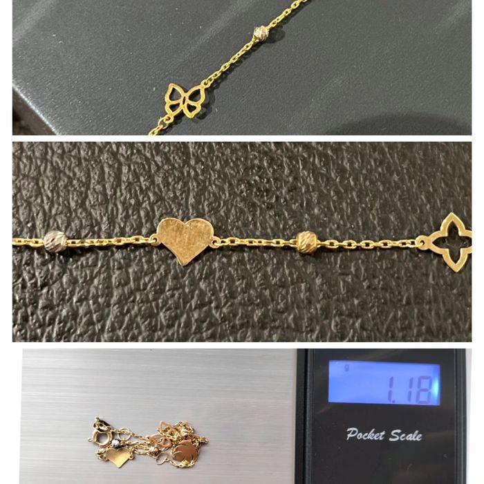 Золотой браслет , новый