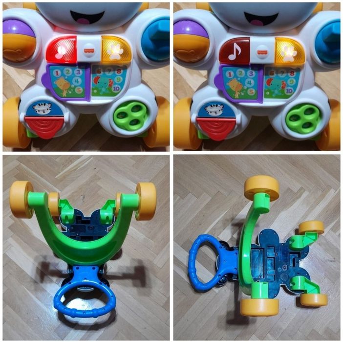 Premergător tip zebra Fischer - Prince, 2 moduri joaca, lumini, sunete