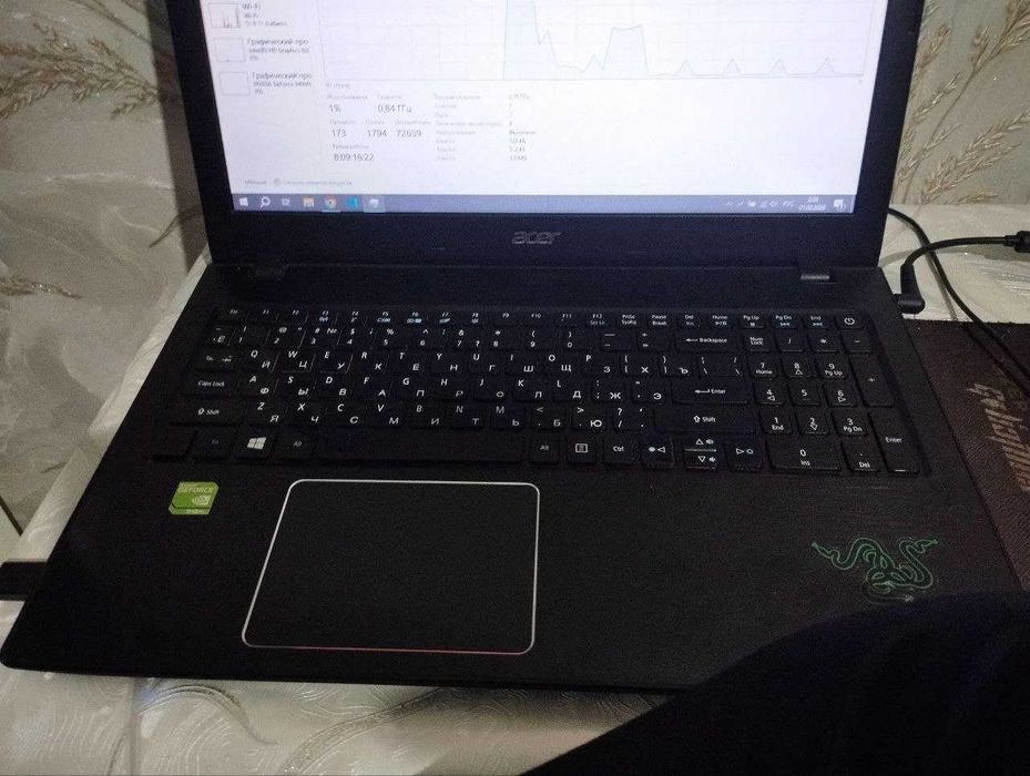 Игровой ноутбук Acer E5 / i5 / 16GB RAM / SSD 512GB / GTA 5