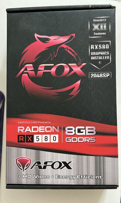Видеокарта AFOX rx 580 8gb