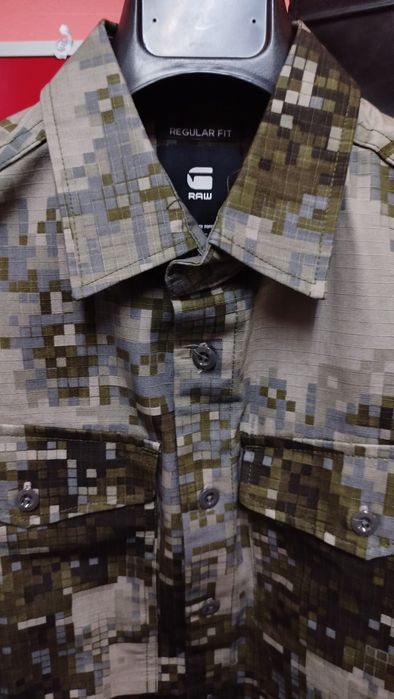 Оригинална риза G-Star Raw Cargo M , L нова мъжка камуфлажна