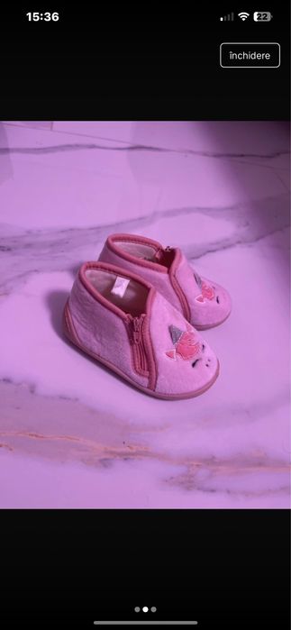 Papuci de casa fetițe marimea 20