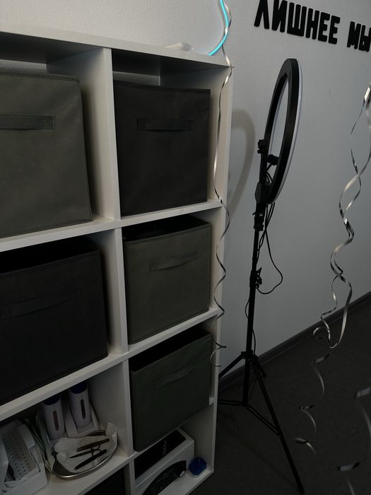 Стеллаж 8 секций белый