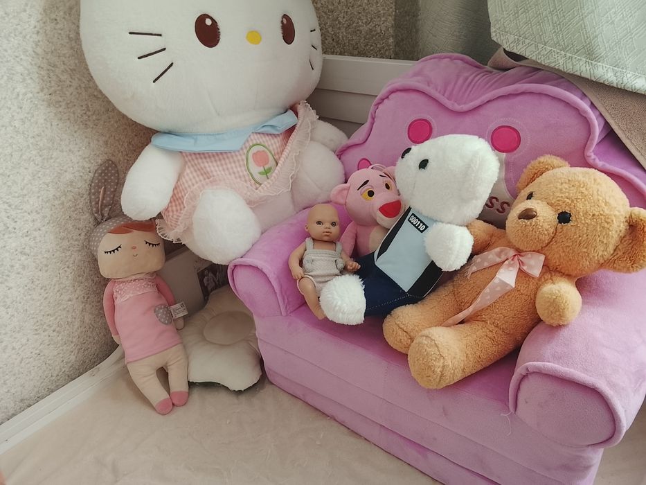 мягкий  игрушки не из аппарата не бу а новый