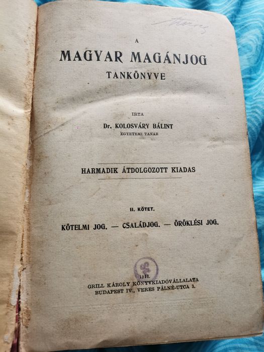 Colectie carti vechi cu legistlatia maghiara (1871-1912)