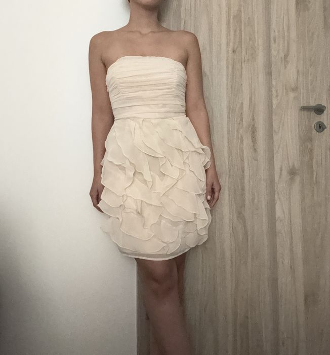 Rochie de ocazie VILA roz pudrata marimea S