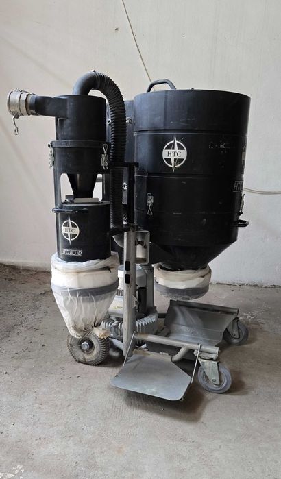 Slefuitor pardoseli beton Htc 650RX 4 capete de slefuit  avans automat aspirator HTC 80 iD