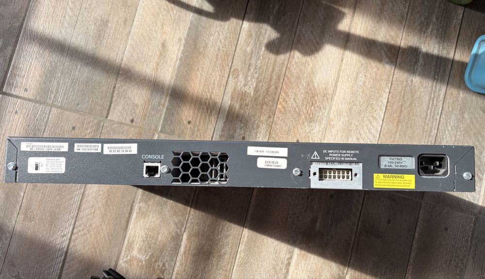 Switch Cisco Catalyst 3560G 24 porturi gigabit PoE 370W