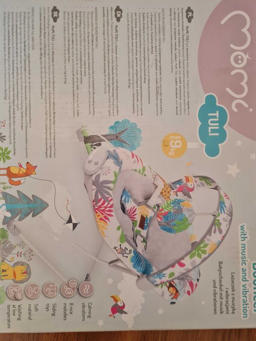 Baby bouncer ca si nou, nastere pana la 9 kg